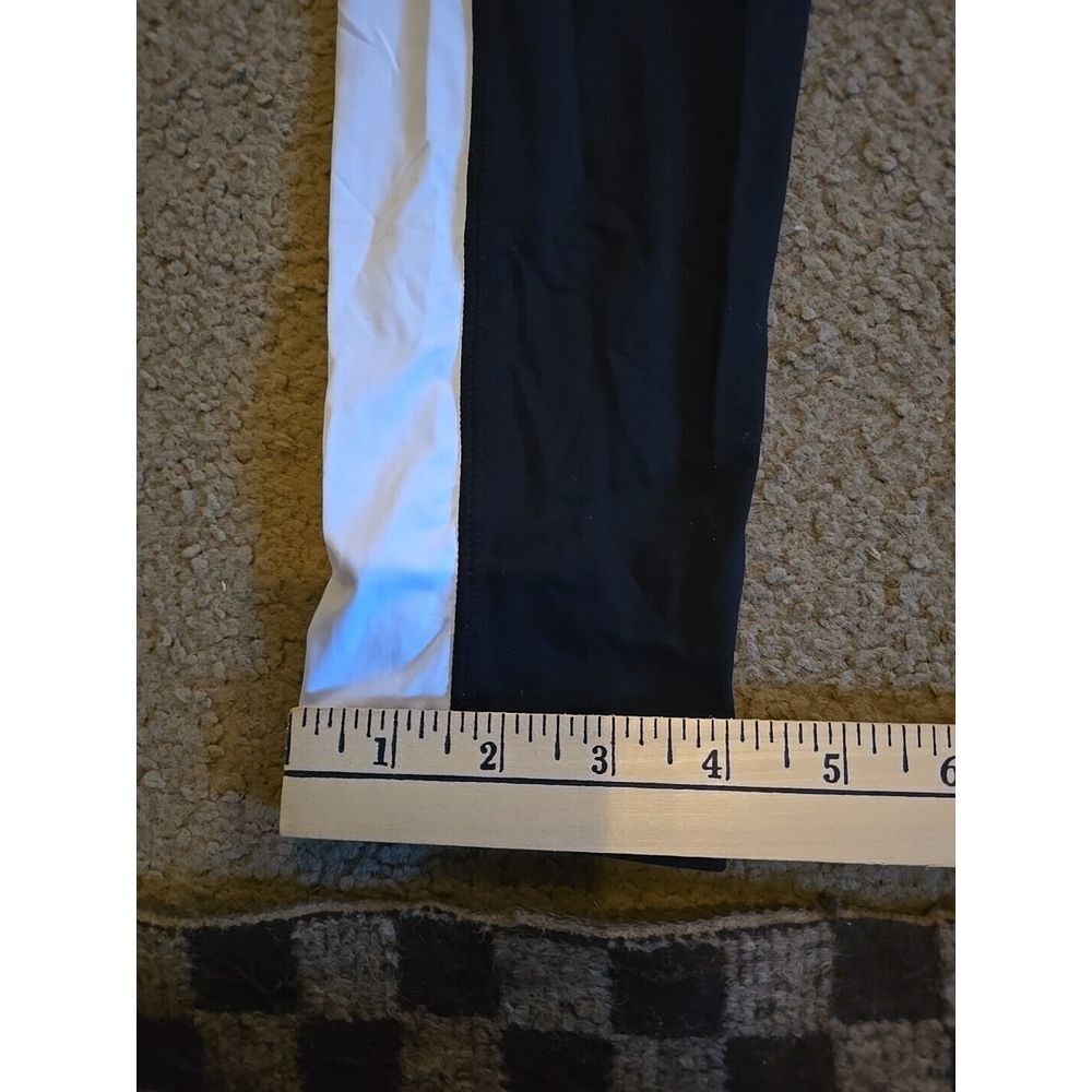 Black With White Side Stipe‎ Stretchy Pants - Picture 5 of 7